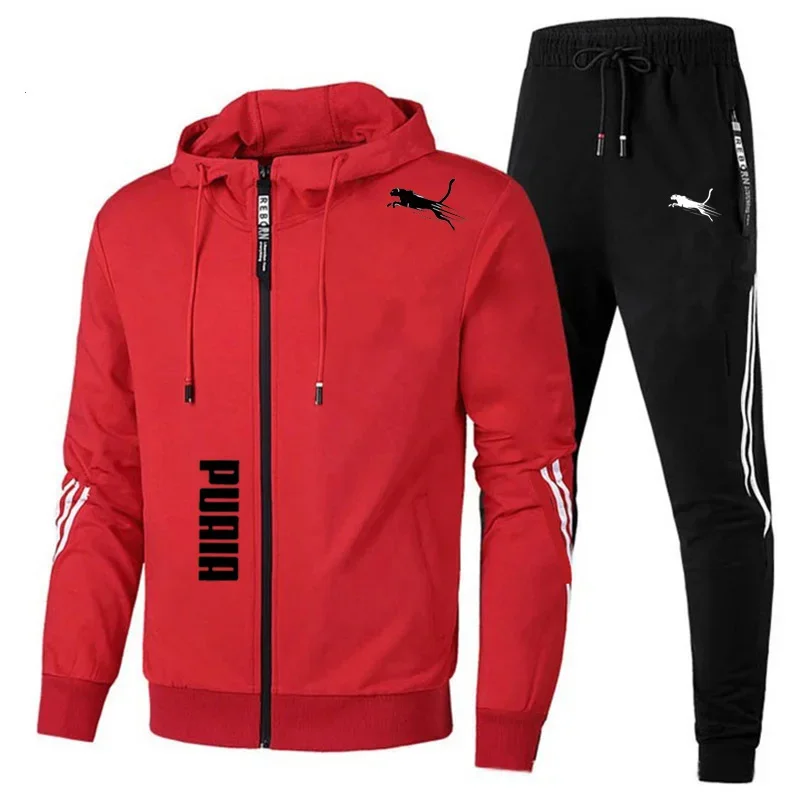 Table Tennis Outfit - Ensemble de survêtement pour homme printemps-automne,