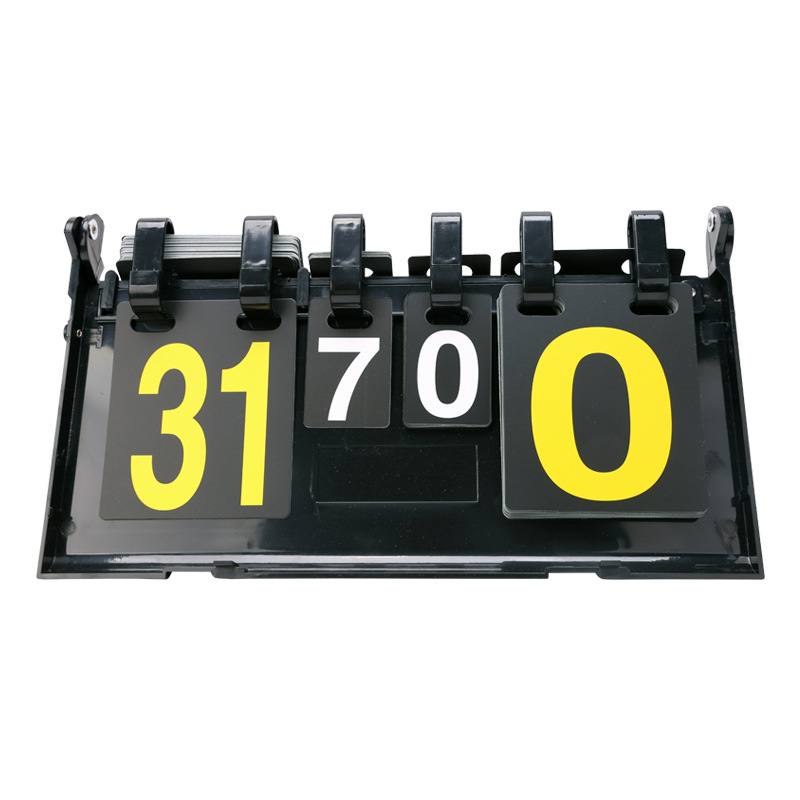 Table Tennis Match - Tableau de scores double face avec