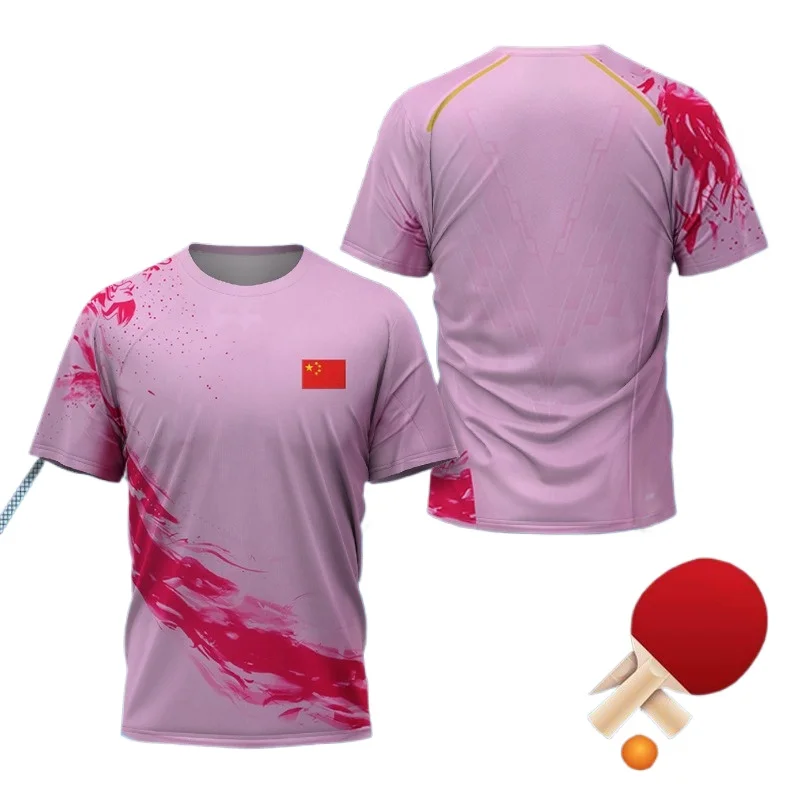 T-shirt graphique Dragon de Ch - Table Tennis Match avis et prix