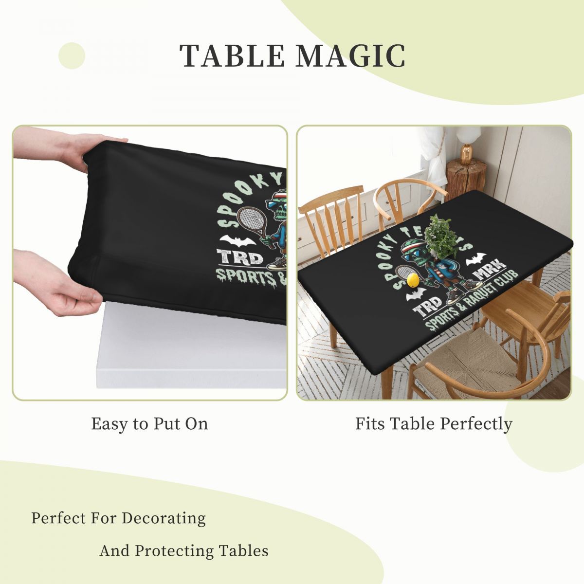 Nappe rectangulaire personnali - Table Tennis News Today avis et prix