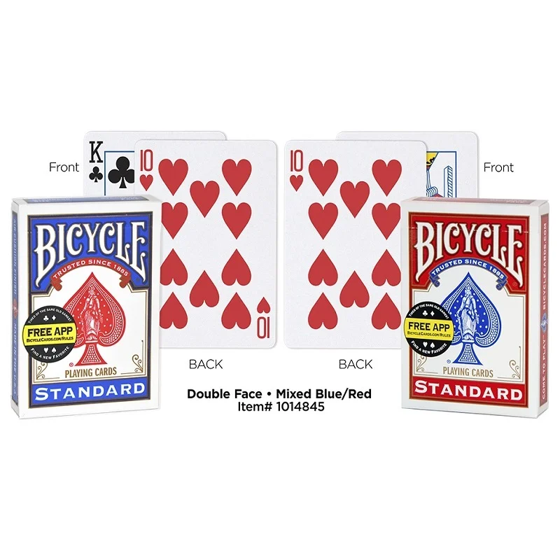 Cartes à jouer double face pou - Table Tennis Double avis et prix