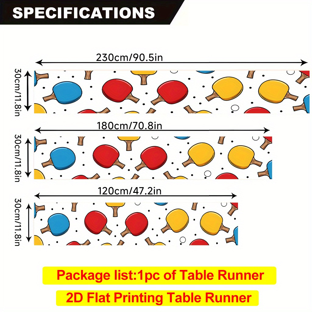 Nappe de table motif tennis de - Table Tennis News Today avis et prix